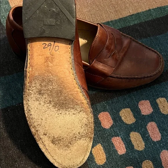 Allen Edmonds Cameron Classic Brown Leather Loafers - Picture 6 of 6